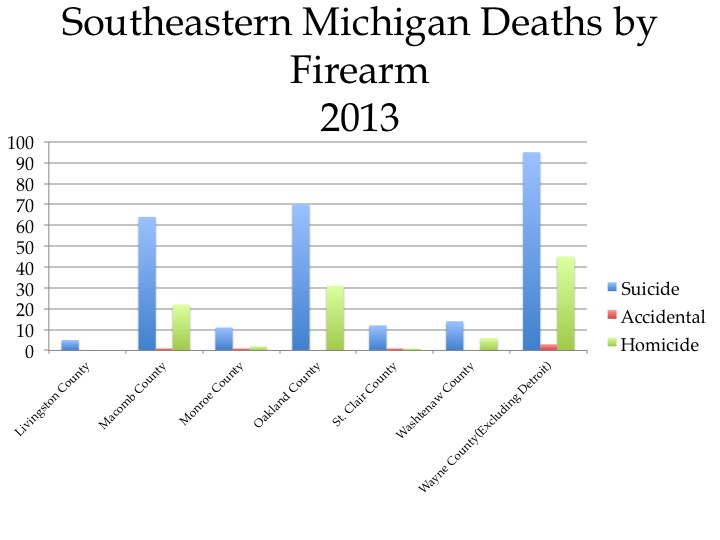 Southeastern Michigan Firearm Deaths