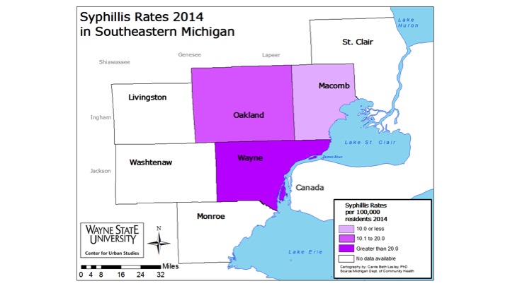 Detroit Syphillis Rates 2014
