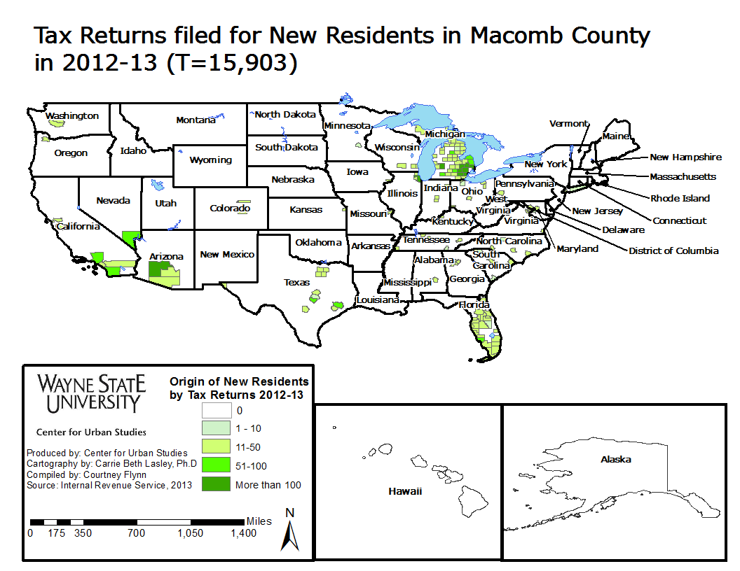 Macomb County in migration