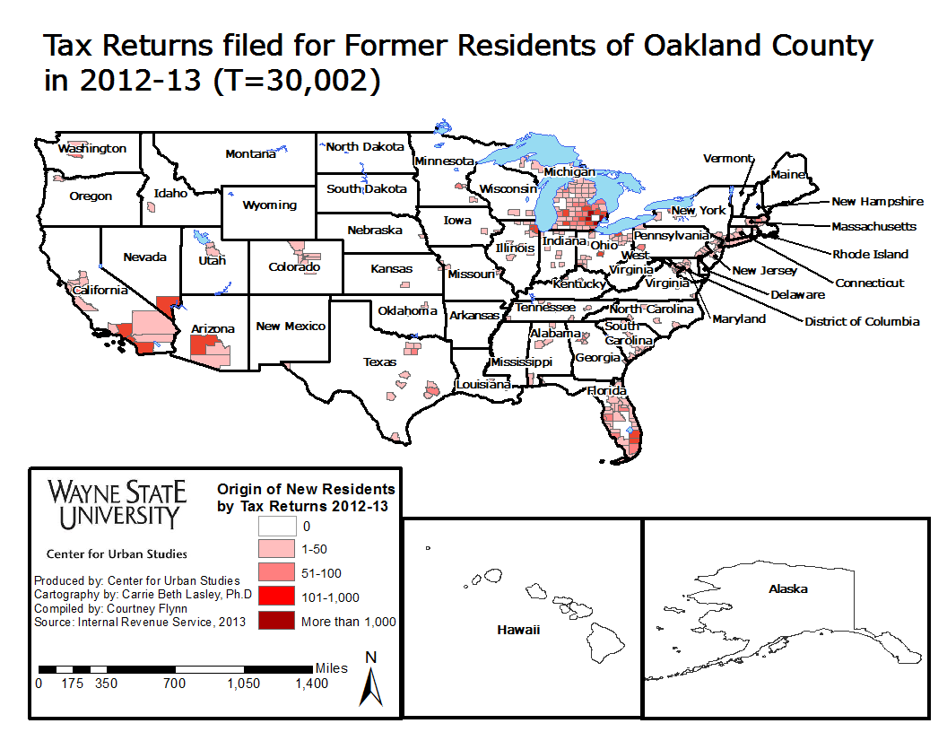 Oakland County out migration