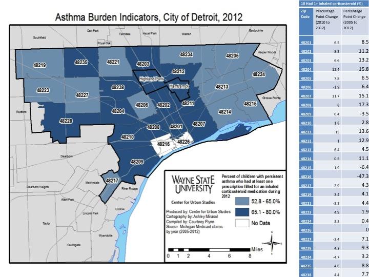Persistent Childhood Asthma Increases In Detroit