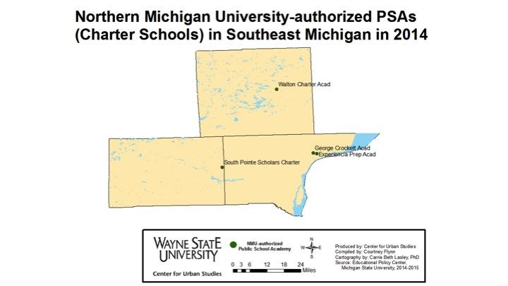 Northern Michigan University Charter Schools in Southeastern Michigan